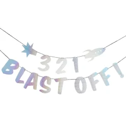 3 2 1 Blast Off Card Banner