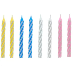 24 Cake Candles & 12 Holders