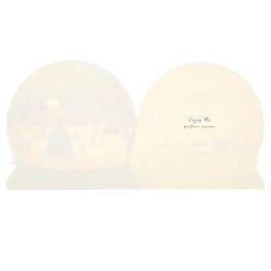 16 Charity Christmas Cards - Cutout Snowglobes (2 Designs)