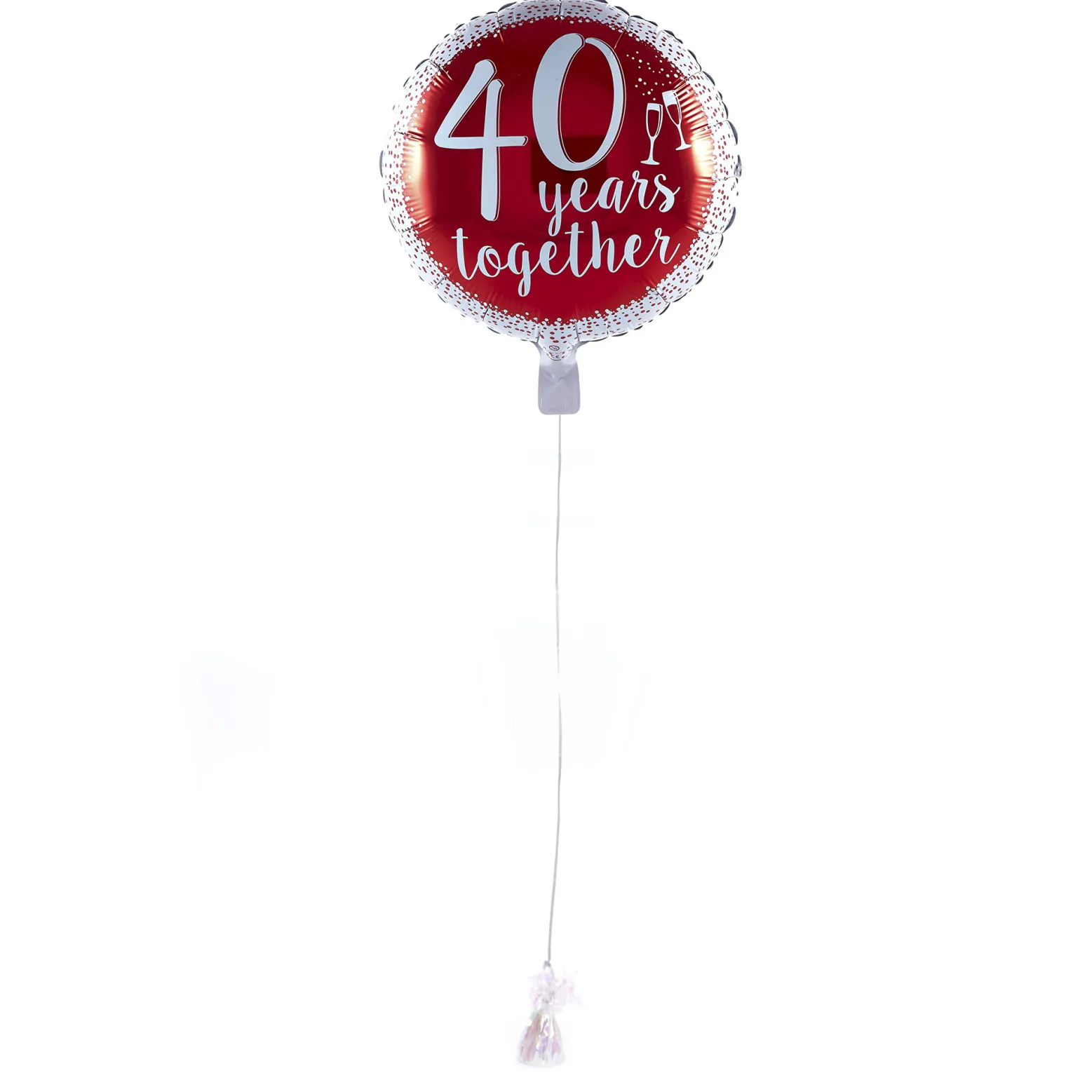 40 Years Together Balloon & Lindt Chocolates - FREE GIFT CARD!