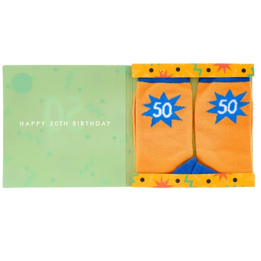50 You Rock Your Half-Century Socks