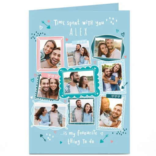 A4 Photo Valentine's Day Card - Time Spent with You