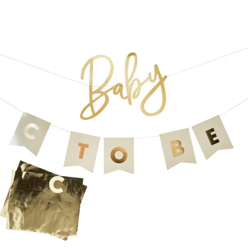 Baby To Be Customisable Card Banners 2m