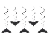 Bat Swirl Decorations - Pack of 5