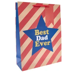 Best Dad Ever Extra Large Portrait Gift Bag