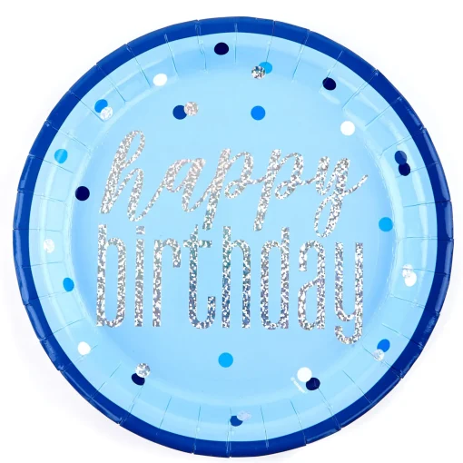 Blue 13th Birthday Party Tableware & Decorations Bundle