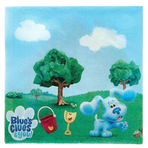 Blue's Clues Party Tableware & Decorations Bundle - 16 Guests