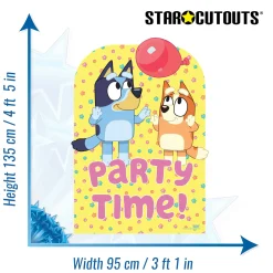 Bluey & Bingo Party Time Medium Backdrop Cardboard Cutout