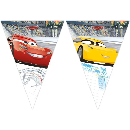 Cars 3 Party Tableware & Decorations Bundle - 16 Guests