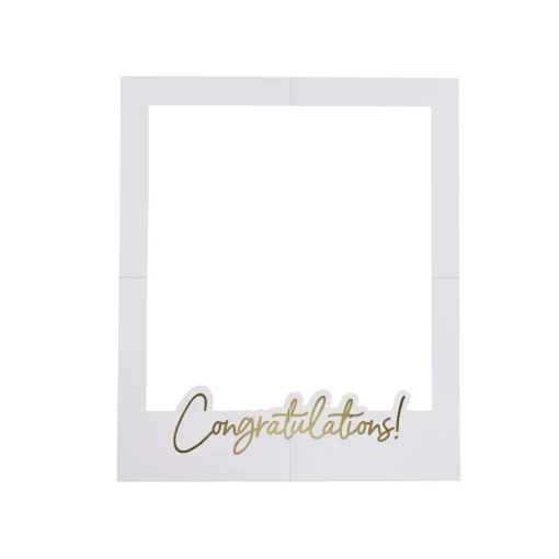 Congratulations Customisable Photo Frame & Sticker Sheet