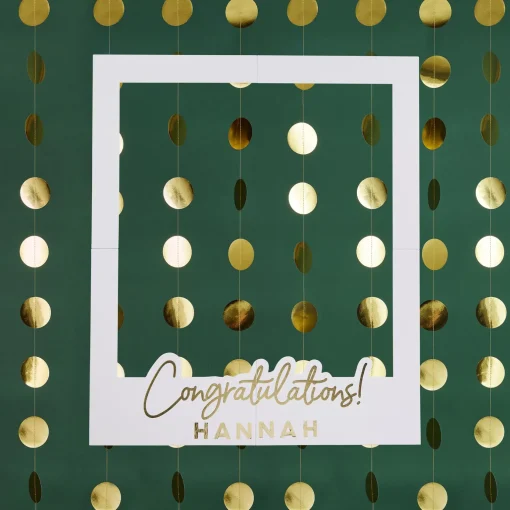 Congratulations Customisable Photo Frame & Sticker Sheet