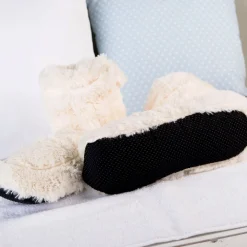 Cozy Boots Microwavable Slippers Fits Size 3-7
