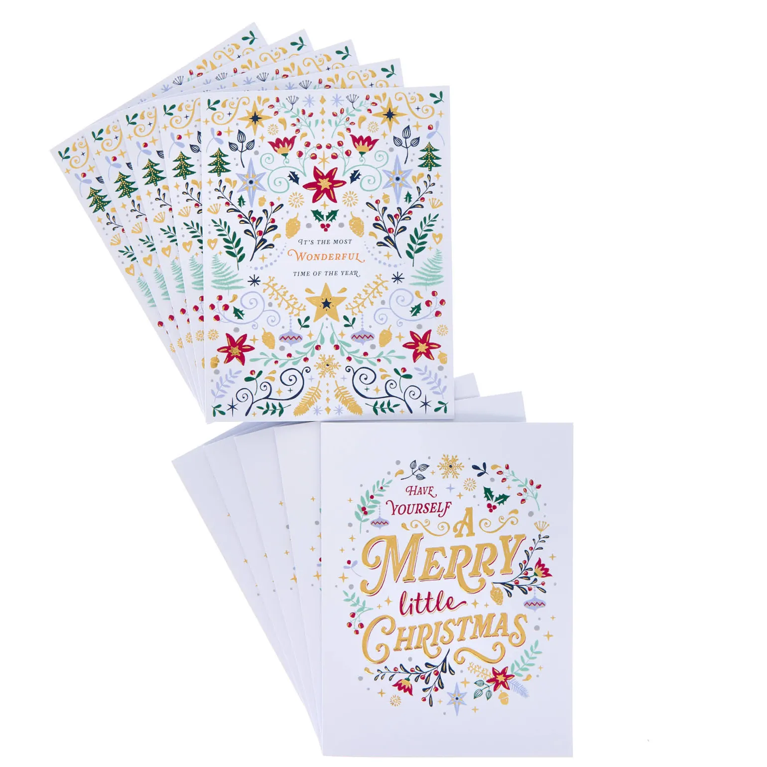 Deluxe Song Lyrics Charity Christmas Cards - Pack of 10 (2 Designs)