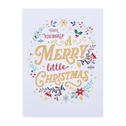 Deluxe Song Lyrics Charity Christmas Cards - Pack of 10 (2 Designs)