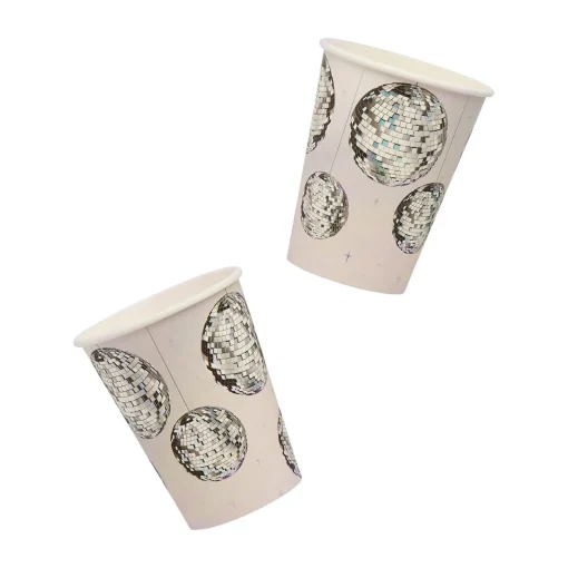 Disco Paper Cups - Pack of 8