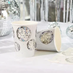Disco Paper Cups - Pack of 8