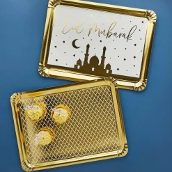 Eid Mubarak Card Platters - Pack of 2