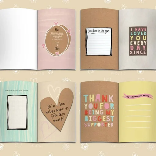 Fill in Your Words for Mum from older child or adult A5 Personalised Book