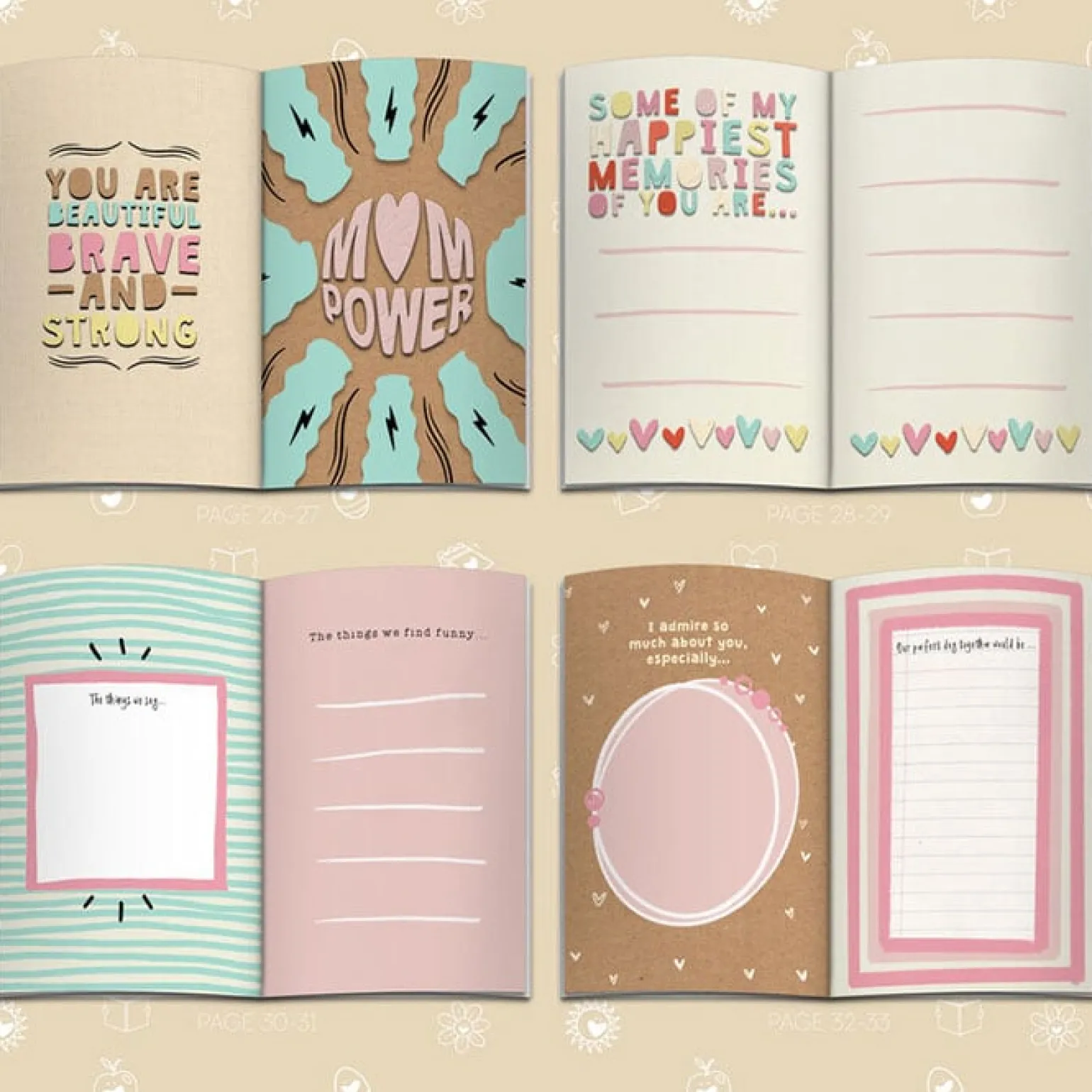 Fill in Your Words for Mum from older child or adult A5 Personalised Book