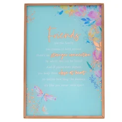 Friends Are The Family You Choose Plaque