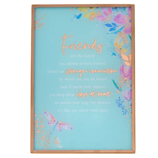 Friends Are The Family You Choose Plaque