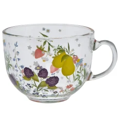 Fruit Fayre Enjoy The Little Things Floral Glass Mug In A Box