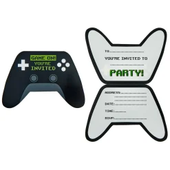 Game On Party Tableware & Decorations Bundle - 8 Guests
