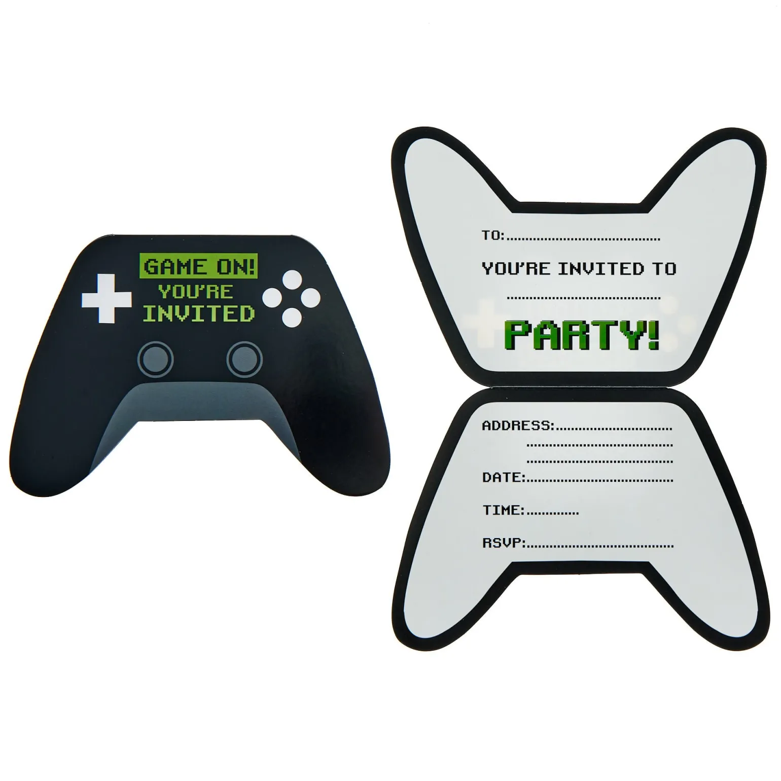 Game On Party Tableware & Decorations Bundle - 8 Guests