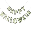 Glow In The Dark Happy Halloween Card Banner 2m