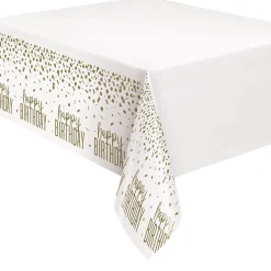 Gold Confetti Birthday Party Tableware - 16 Guests