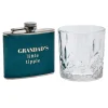 Grandad's Little Tipple Hip Flask & Glass Set