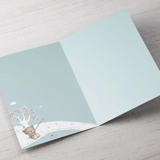 Hugs Personalised Father's Day Card - Fishing Bears Daddy