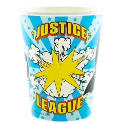 Justice League Party Tableware & Decorations Bundle - 16 Guests