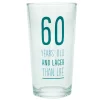 Lager Than Life 60th Birthday Pint Glass