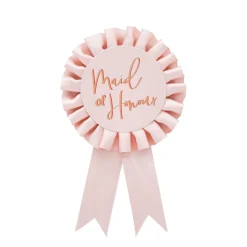 Maid Of Honour Rosette Badge