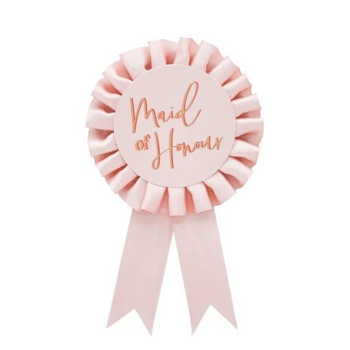 Maid Of Honour Rosette Badge