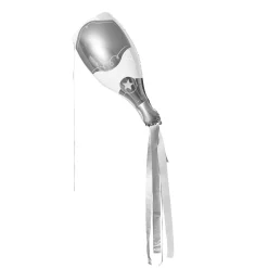Metallic Champagne Bottle Foil Balloon & Tassels (3 Colour Options)