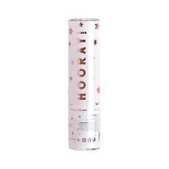 Metallic 'Hooray' Confetti Cannon (3 Colour Options)