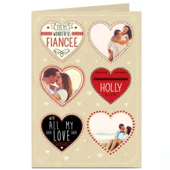 Multi Photo Card - All My Love, Fiancee