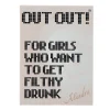 Official Out Out Drinking Cards