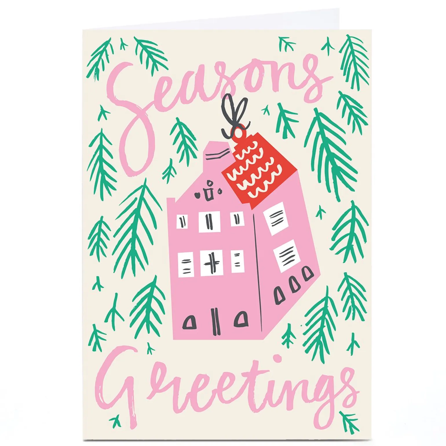 Personalise Ashley Le Quere Christmas Card - Seasons Greetings