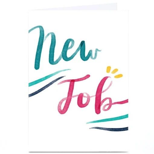 Personalised Emma Valenghi Card - New Job