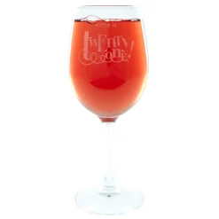 Personalised 21 Years Old Wine Glass
