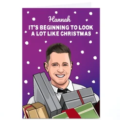 Personalised All Things Banter Christmas Card - Beginning to Look a Lot Like Christmas