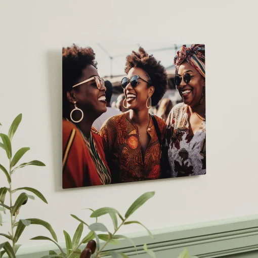 Personalised Aluminium Portrait Photo Panel 28cm x 35.5cm