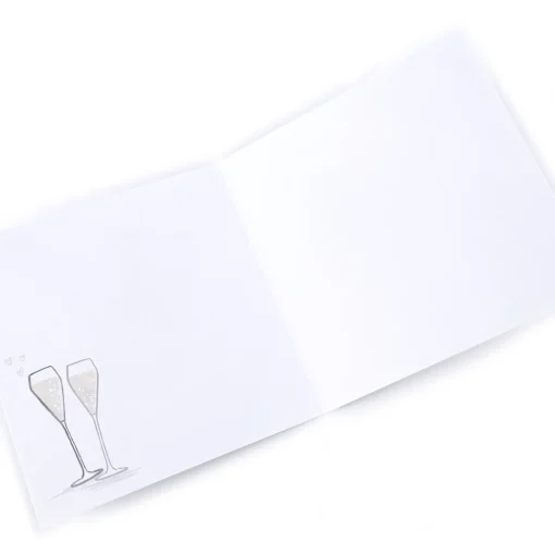 Personalised Anniversary Card - Pop The Bubbly & Celebrate