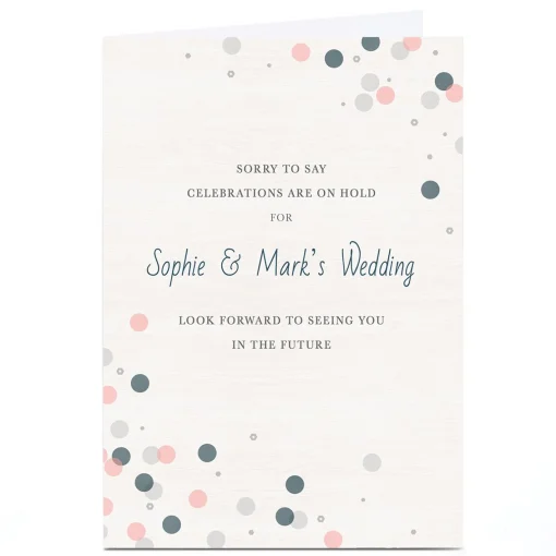Personalised Announcement Card - Sorry