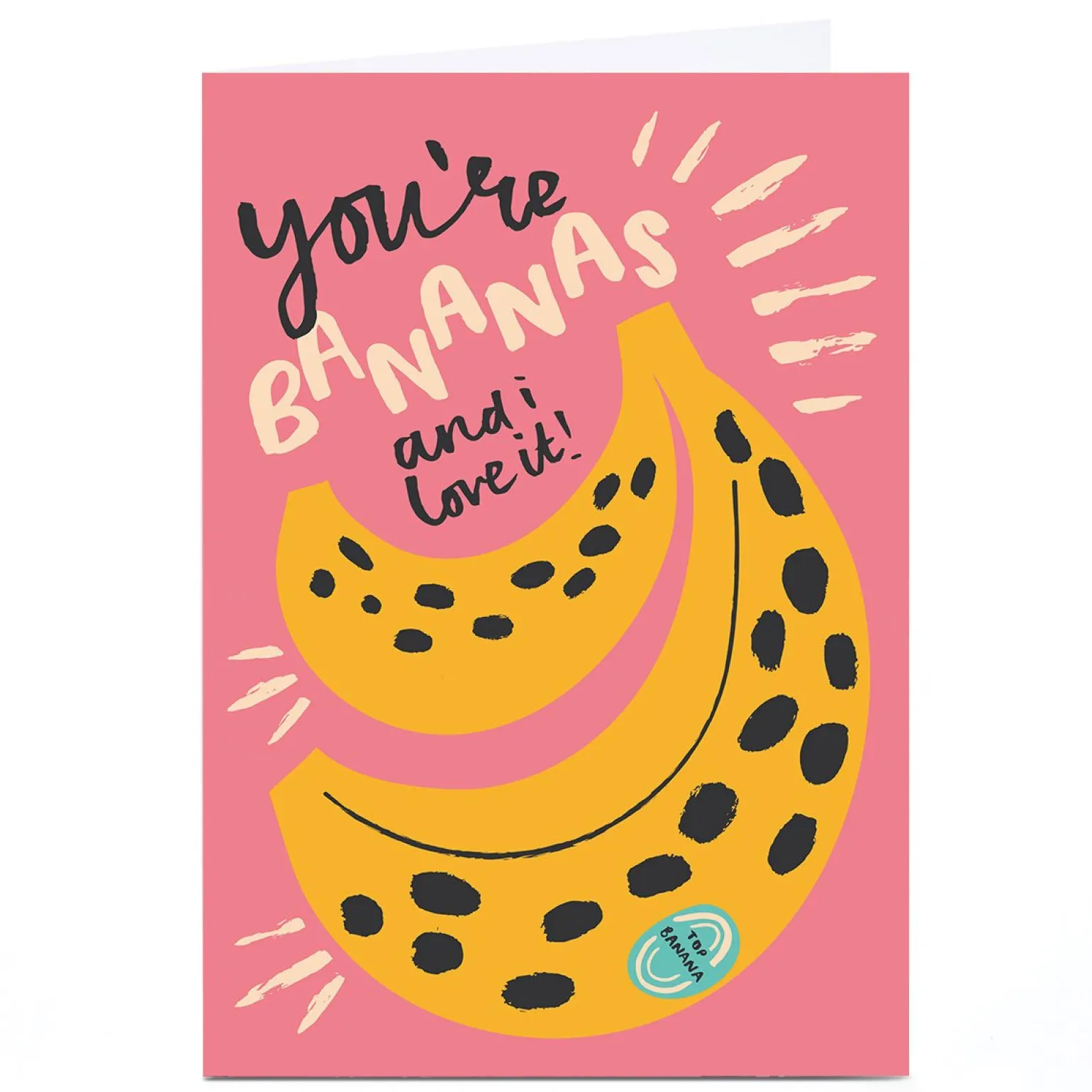 Personalised Ashley Le Quere Card - You're Bananas