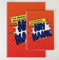 Personalised Awesome Adventures Notebook