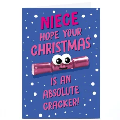 Personalised Bangheads Christmas Card - Absolute Cracker